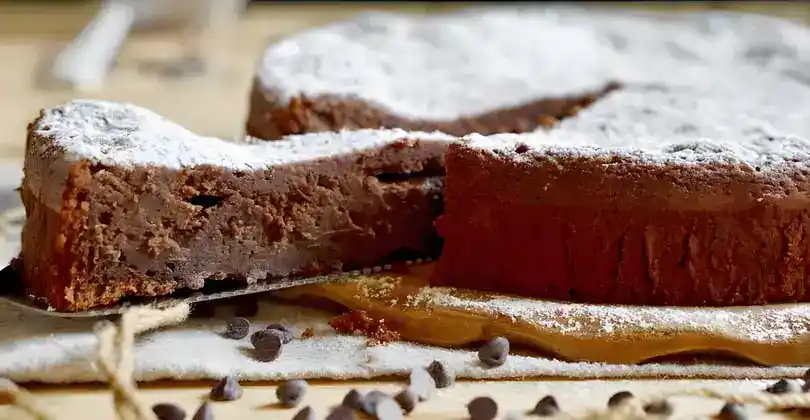 Einfacher Schokoladenfondant