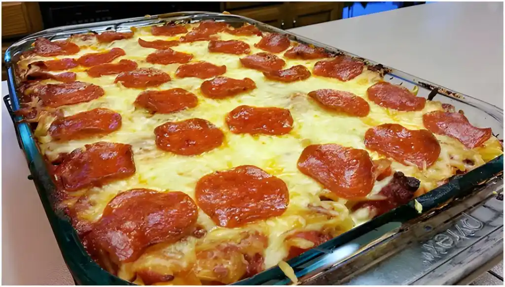 Rezept für einen Schnellen Pizza-Auflauf