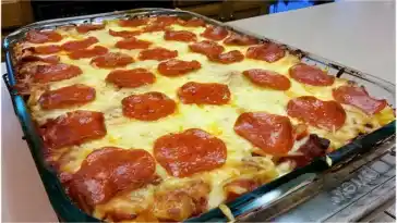 Rezept für einen Schnellen Pizza-Auflauf