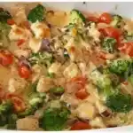 Fitness Hähnchen-Brokkoli-Auflauf
