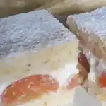 Leckere Quarkschnitten mit Aprikosen