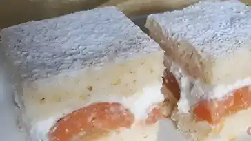 Leckere Quarkschnitten mit Aprikosen