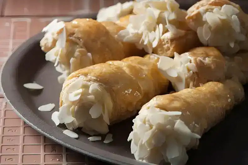 Liebestüten mit Gebäckcreme