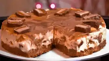 Verlockender Mars Bar Cheesecake