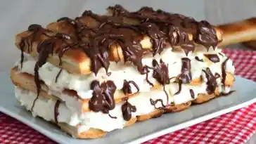 Millefeuille mit Mascarpone und Nutella