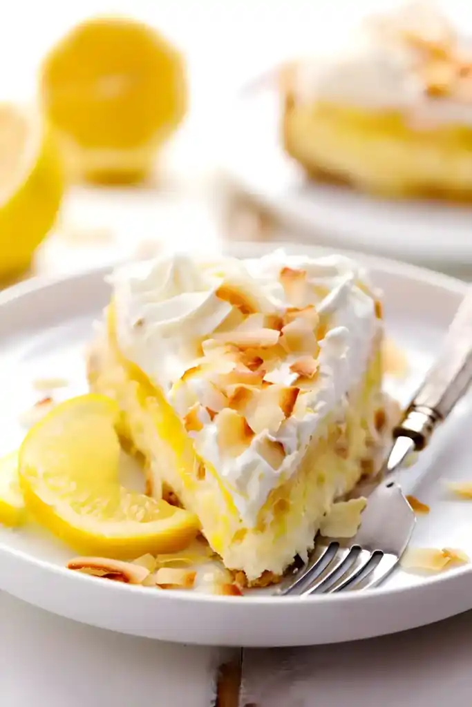 Nicht backen Lemon Macaroon Cheesecake