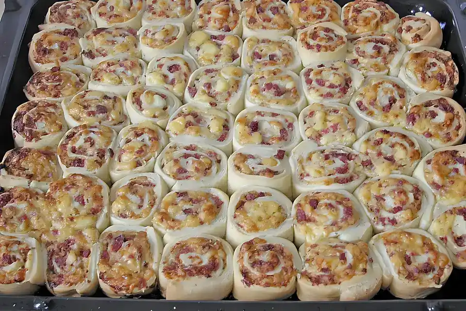Pikanter Rosenkuchen