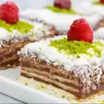 Pudding-Kekskuchen ohne Backen