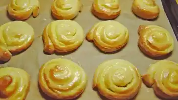 Puddingschnecken (ergibt ca. 20 Stück)