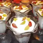 Quark-Joghurt-Trauben-Dessert