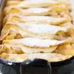 Quark-Pfannkuchen im Backofen überbacken