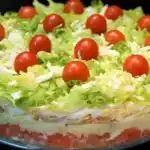 Salattorte fürs Grillen: Ein Stück Salat, bitte!
