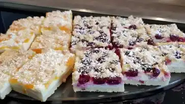 Schneller Quark-Streuselkuchen mit Obst