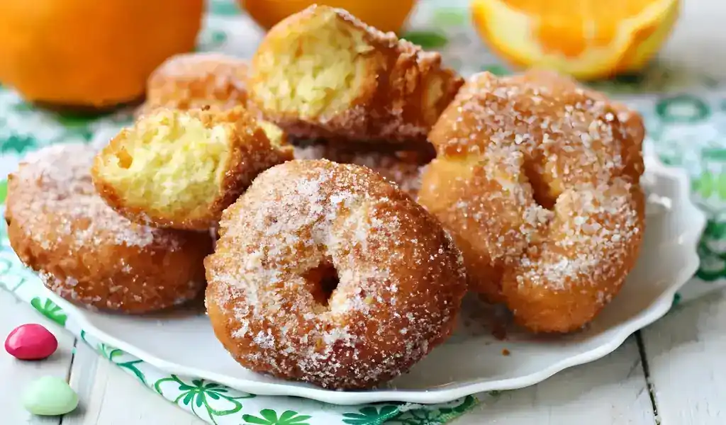 Schnelle Orangen-Doughnuts