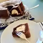 Schokokuchen mit Cheesecakefüllung