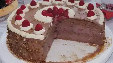 Schokolade Himbeer Torte