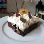 Das Unwiderstehliche Schokoladen-Bananen-Schlagsahne-Brownies Rezept