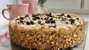Schokoladen-Haferflocken-Kuchen ohne Backen