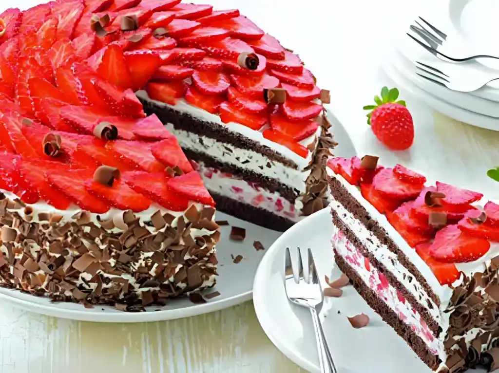 Schwarzwälder Lecker Erdbeertorte