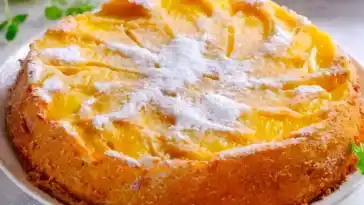 Apfelkuchen mit Hefeteig