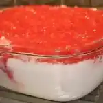 Spaghetti-Eis-Dessert