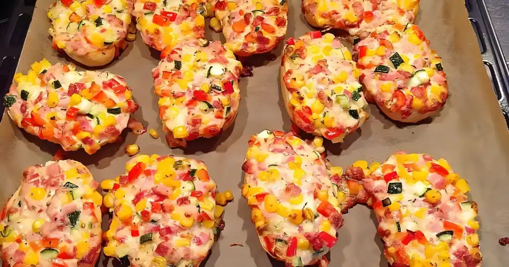 Superschnelle Pizzabrötchen