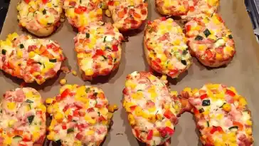 Superschnelle Pizzabrötchen