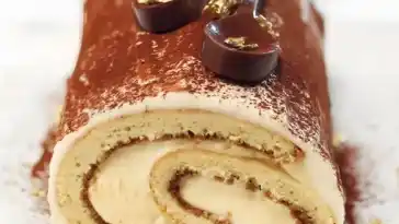 Yule Log Tiramisu Art mit dem Thermomix