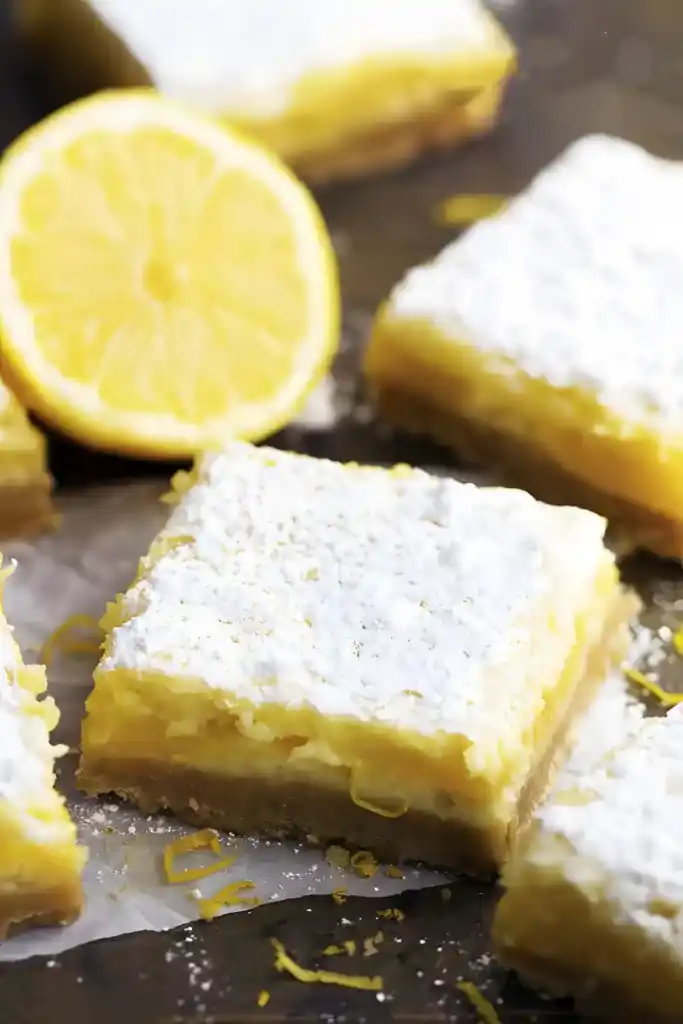 Zitronen-Käsekuchen-Riegel