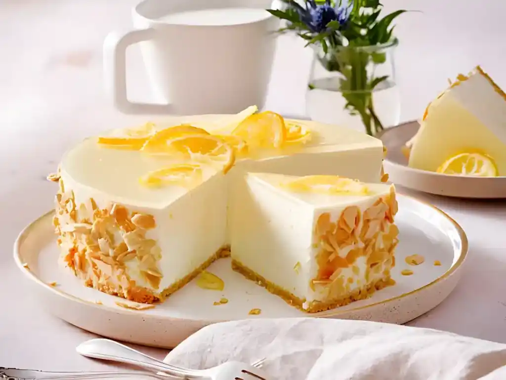 Zitronentorte ohne Backen