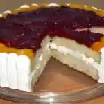 Cranberry Torte mit Mandarinen