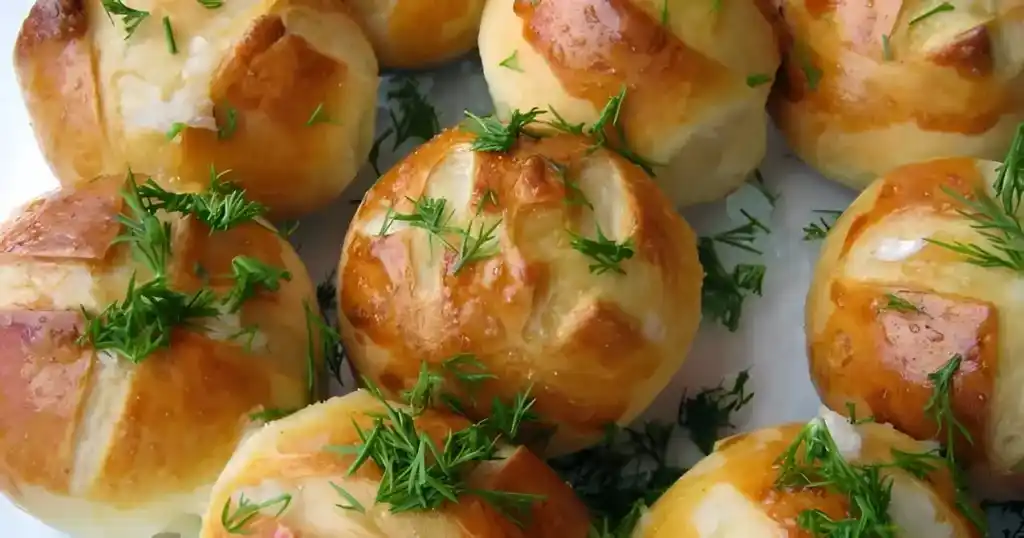 Pampuschki mit Knoblauch
