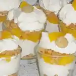 Pfirsich Cantuccini Trifle
