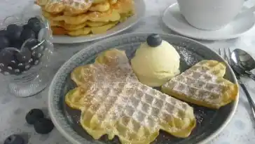 Quark-Waffeln