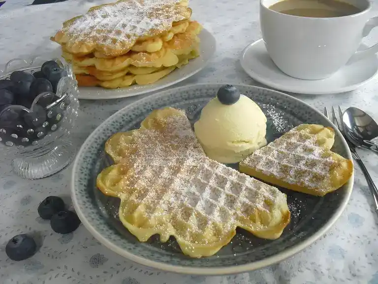 Quark-Waffeln