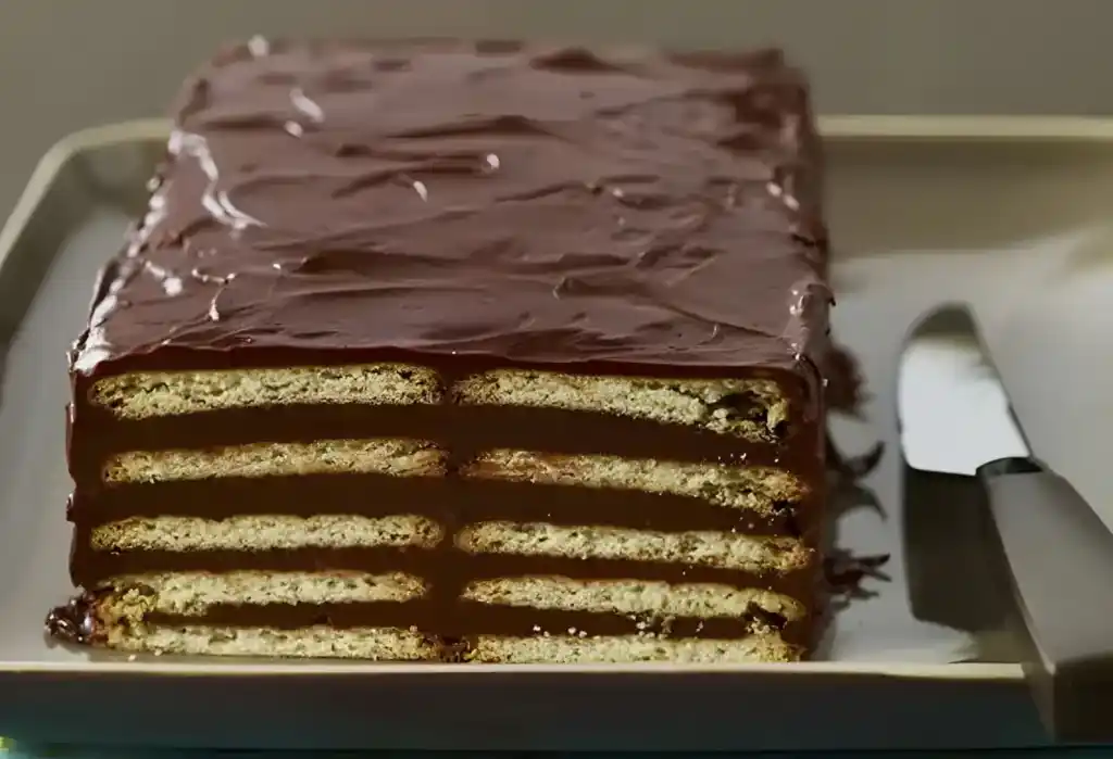 Schneller und Einfacher Petit-Beurre-Schokoladenkuchen
