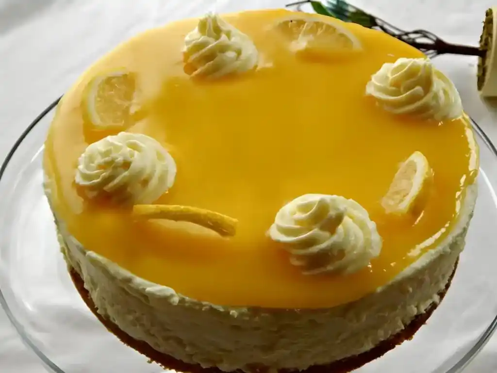 Schneller und Einfacher Zitronenmousse-Kuchen