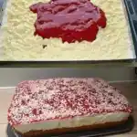 Spaghettieis Blechkuchen