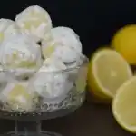 Zitronentrüffel mit Vanille-Geschmack
