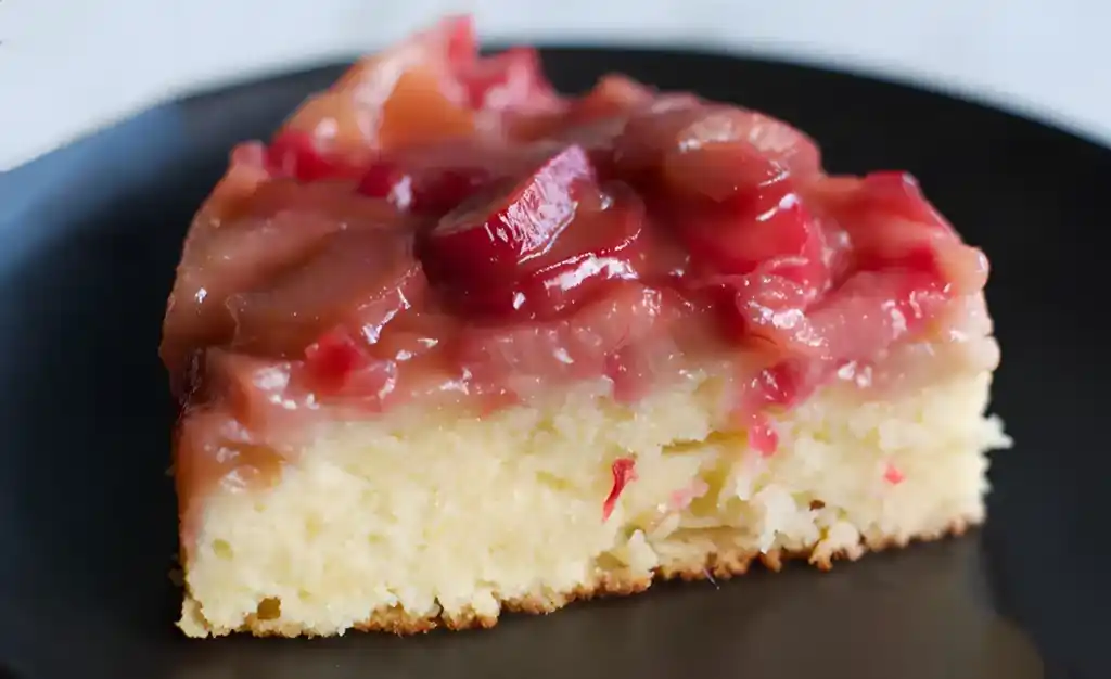 Veganer Rhabarberkuchen