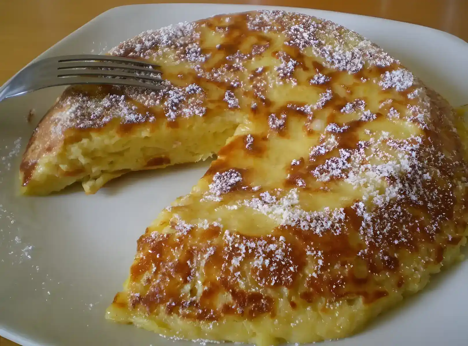 Apfelkuchen aus der Pfanne