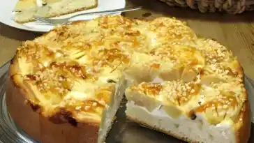 Apfelkuchen mit Quark Oel Teig W2xEX 2x