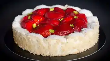 Erdbeer Dacquoise wie ein Kuchen W2xEX 2x webp