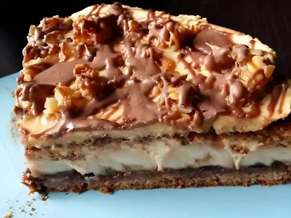 Nutella-Kuchen mit Schlagsahne