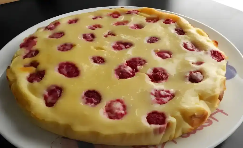 Schweizer und Himbeerkuchen
