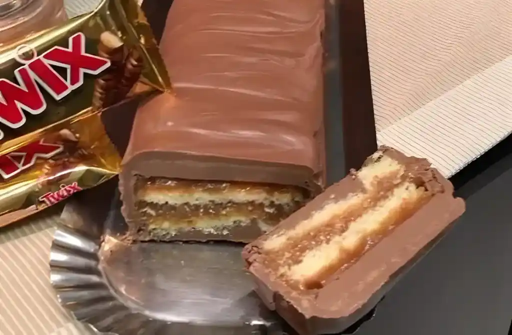 Super einfacher hausgemachter Twix-Kuchen