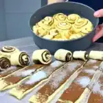 10 Minuten Schnecken mit Zimtzucker ich nehme nur 200 g Quark dafur1