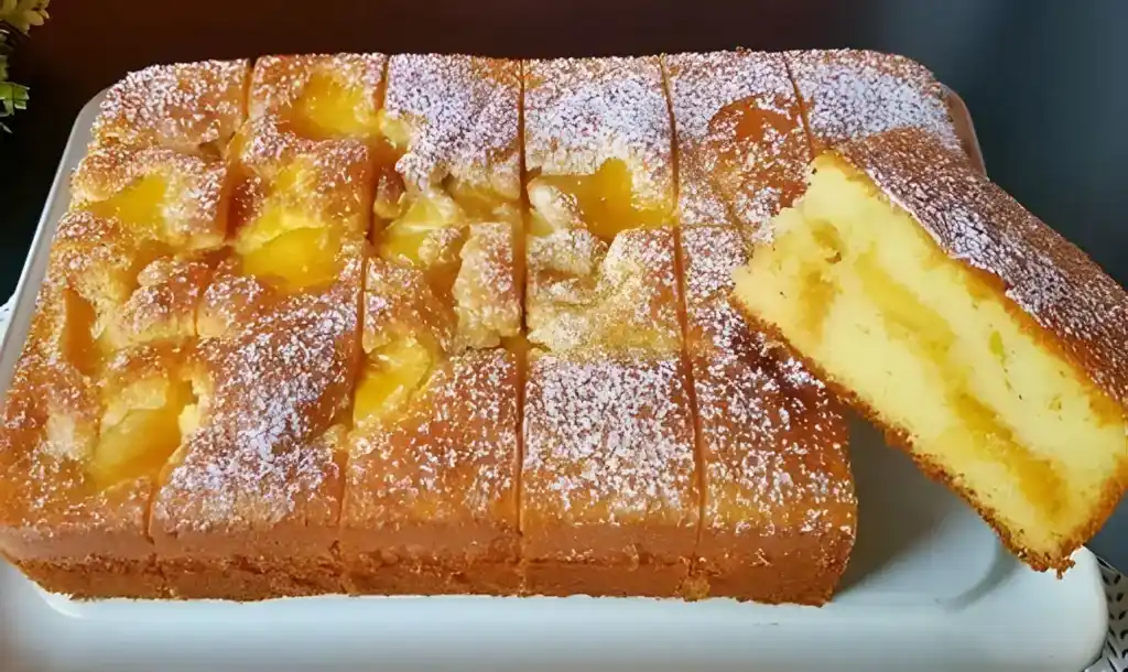 Aprikosenkuchen mit 3 Äpfel in 50 Minuten fertig gebacken