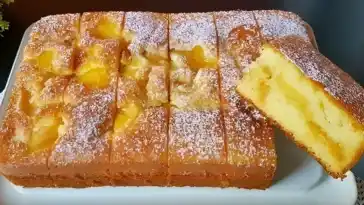 Aprikosenkuchen mit 3 Aepfel in 50 Minuten fertig gebacken1