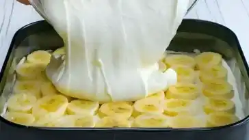 Bananenkuchen ganz ohne Backen mit 2 Packungen Vanillepudding1